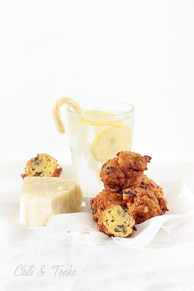 Beignets champinions - fromage Chili & Tonka