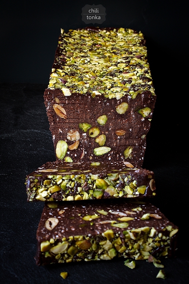 Homemade pistachio chocolate 4 CT