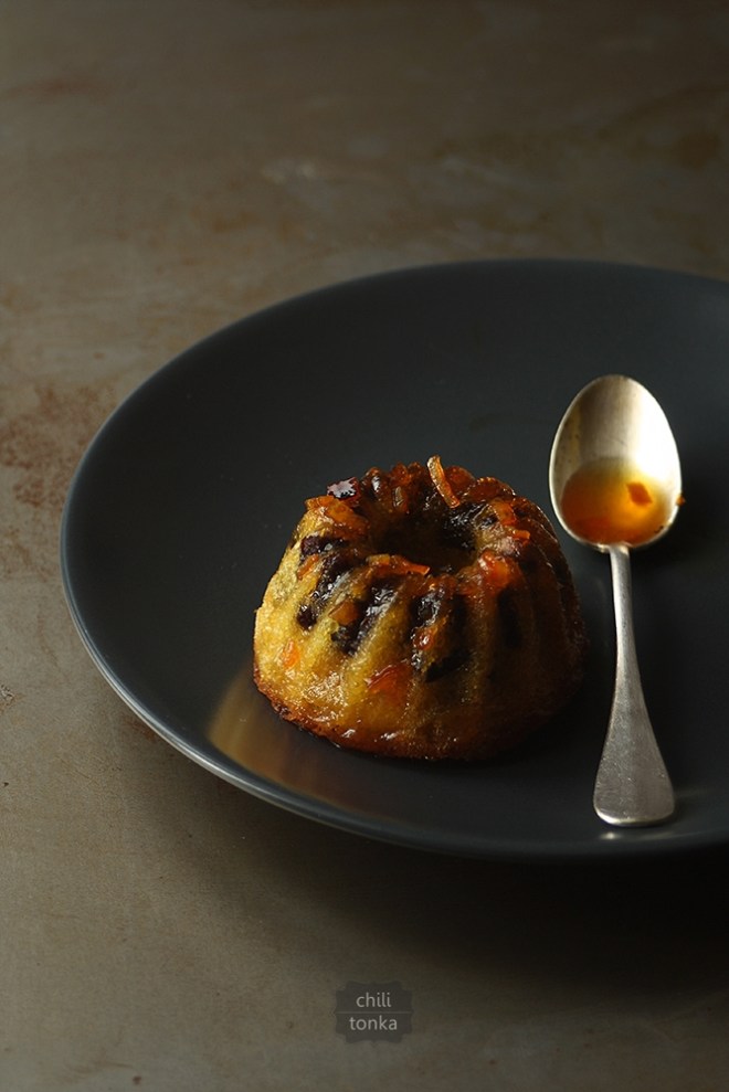 Mini chocolate – orange bundt cakes