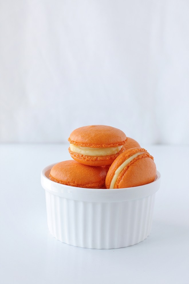 Orange curd macarons | chilitonka