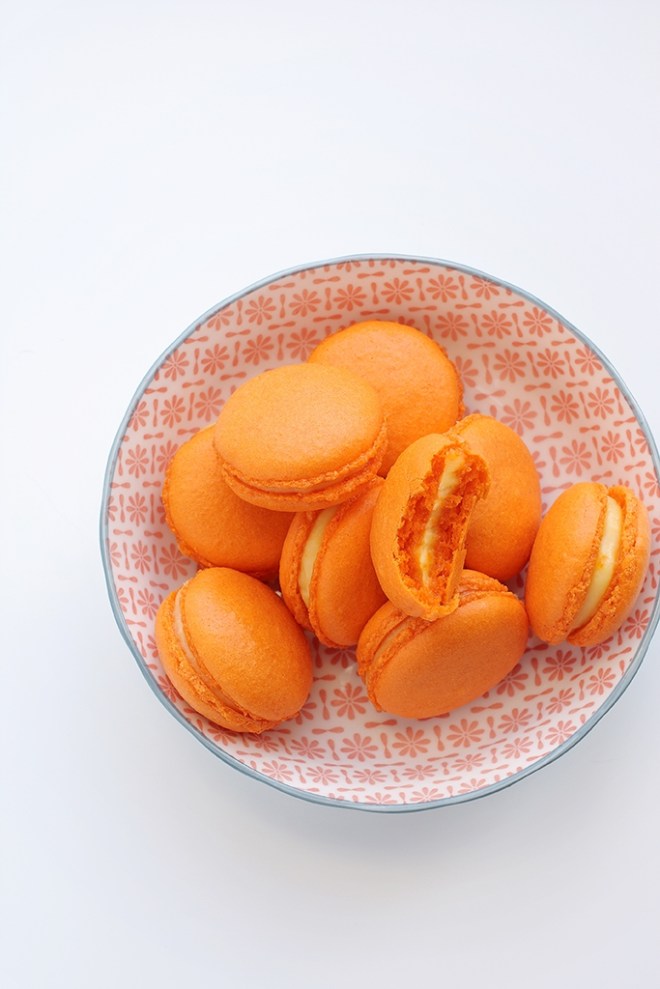 Orange curd macarons | chilitonka