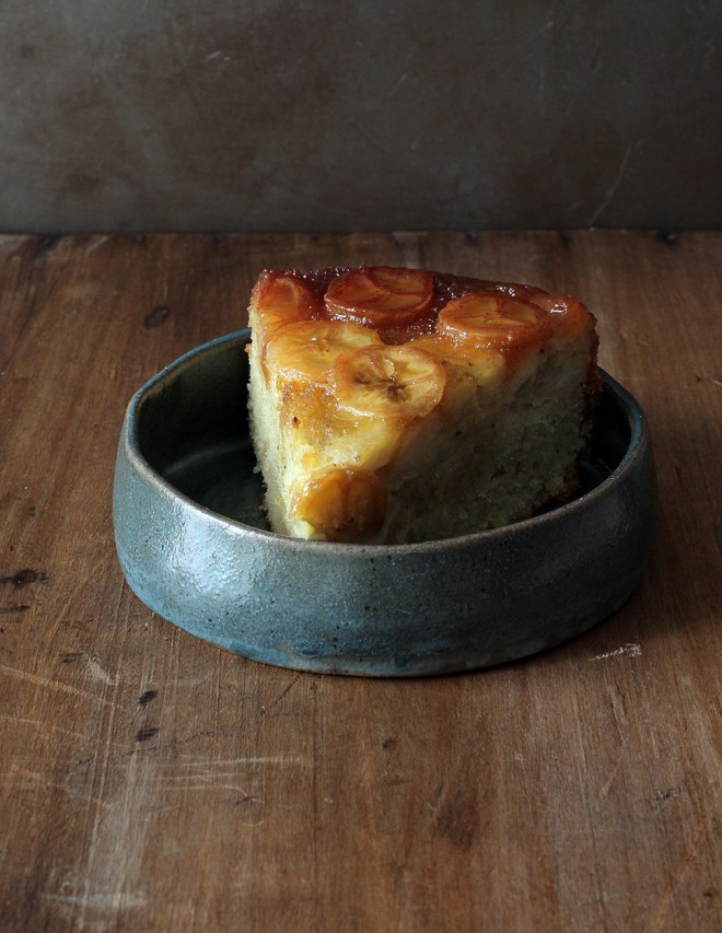 Banana upside-down cake | chilitonka