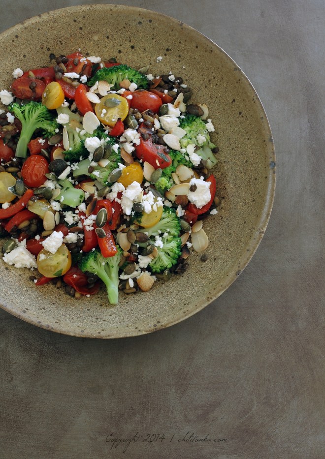 Sałatka z soczewicą | chilitonka