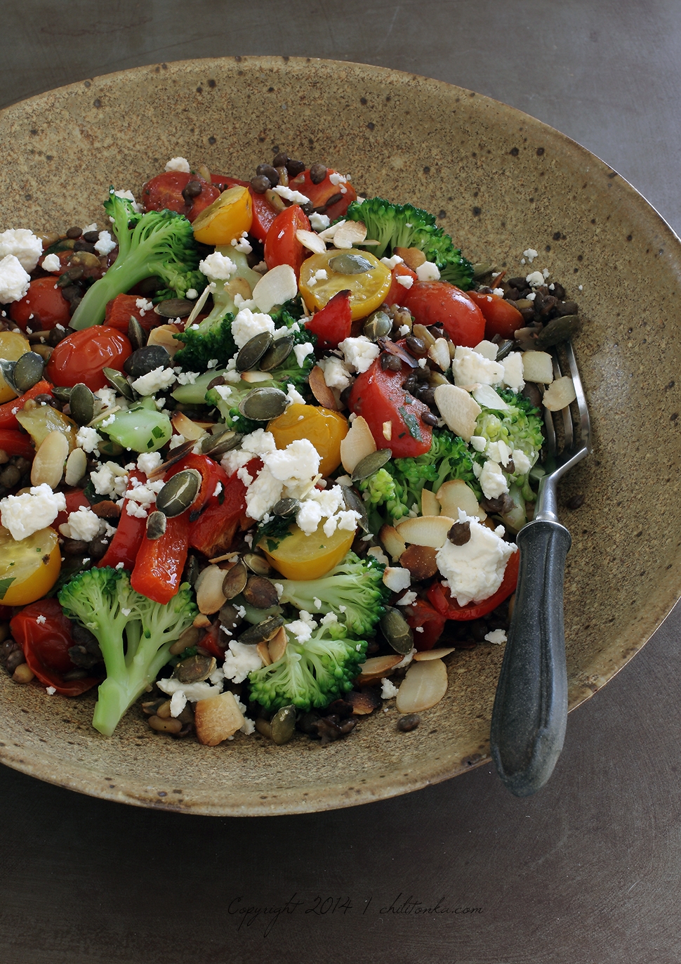 Sałatka z soczewicą | chilitonka