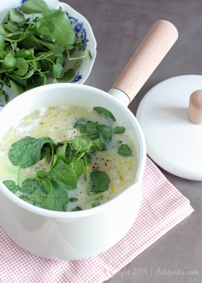 Zupa porowa z rukwią wodną | chilitonka