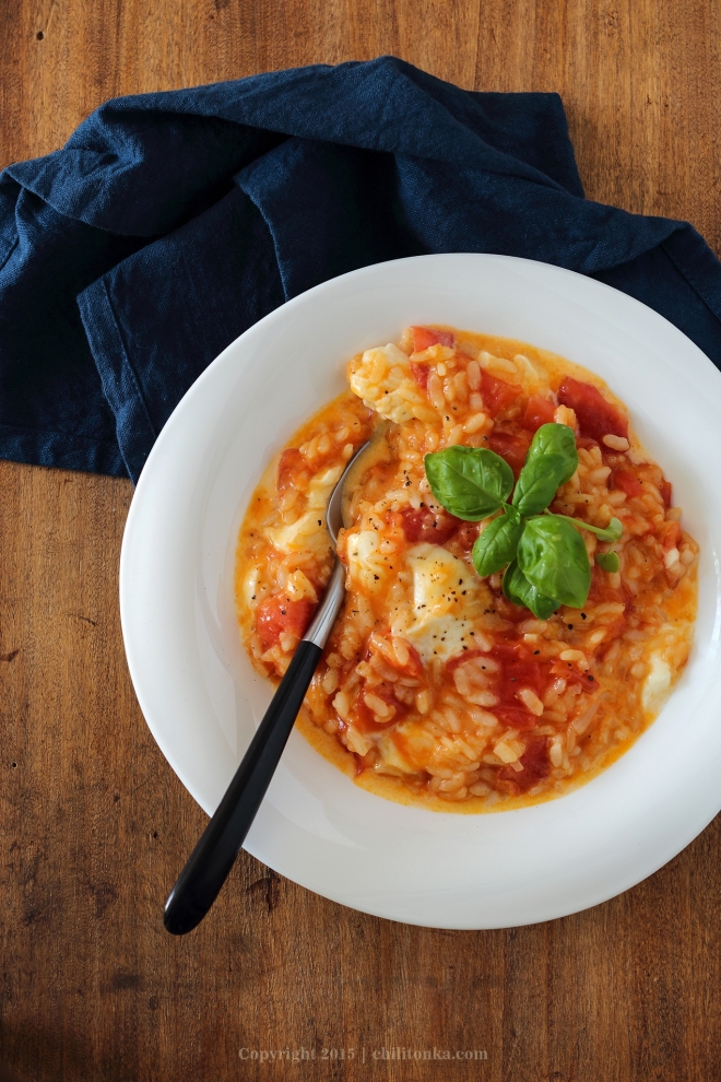Risotto z pomidorami | chilitonka