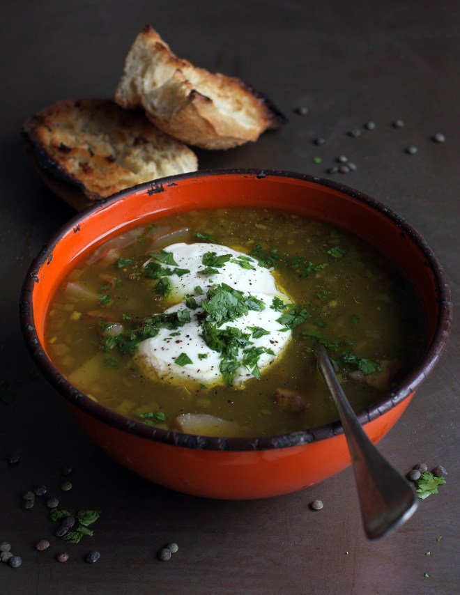 Puy lentil soup | monika domańska