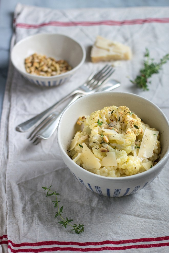Risotto z pieczonym kalafiorem| chilitonka