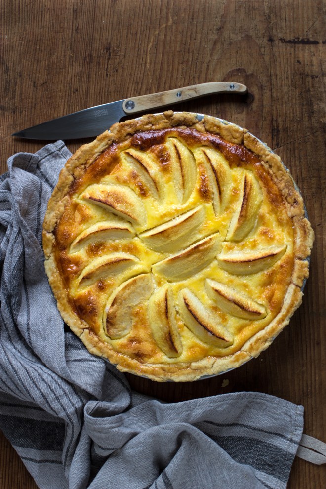 Normandzka tarta z jabłkami | chilitonka