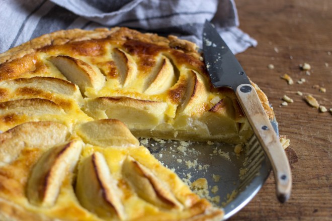 Normandzka tarta z jabłkami | chilitonka